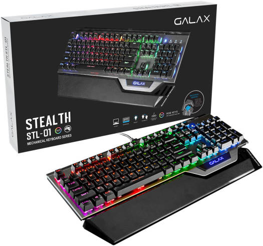 GALAXY STEALTH 01 GAMING KEYBOARD - G-KGS0114T1RG1BSL0-GXLG