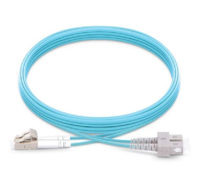 SC-LC OM3 PATCH CORD DP 3M LSZH