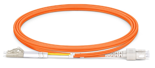 SC-LC PATCH CORD MM OM1 DP 3M LSZH
