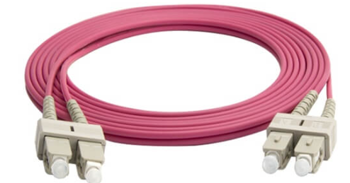 SC-SC OM4 PATCH CORD DP 5M LSZH