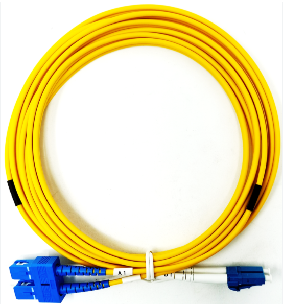 SC/UPC-LC/UPC PATCH CORD SM DP 5M LSZH