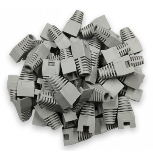 RJ45 BOOTS GREY 100 PCs
