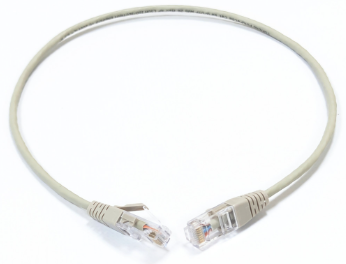 CAT6 UTP FULL COPPER PATCH CORD 0.5M LIGHT GREY BOLEIN