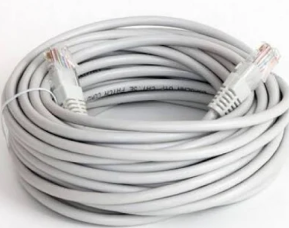 CAT6 UTP FULL COPPER PATCH CORD 10M LIGHT GREY BOLEIN