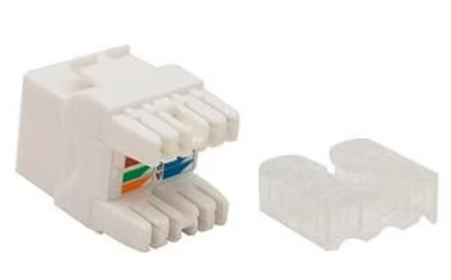 CAT6 UTP 180 DEGREE KEYSTONE JACK, BOLEIN ECO