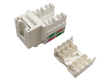 CAT6 UTP 90 DEGREE KEYSTONE JACK, BOLEIN ECO