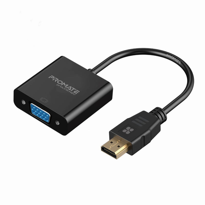 proLink-H2V.Black 1080p HDMI (Male) to VGA (Female) Display Adaptor
