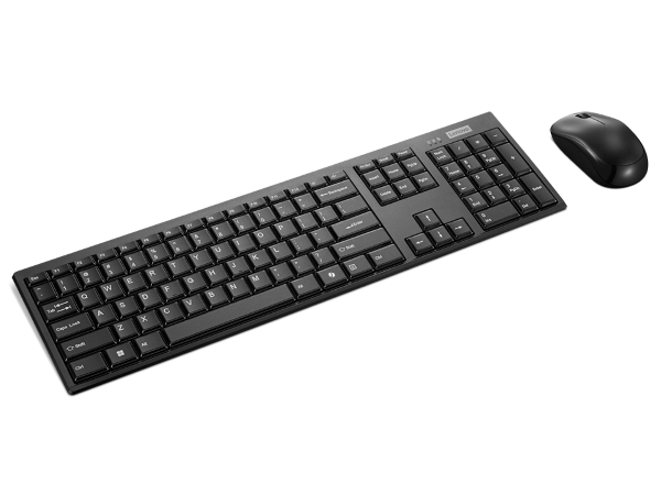 Lenovo 100 Wireless Combo Keyboard & Mouse - Arabic