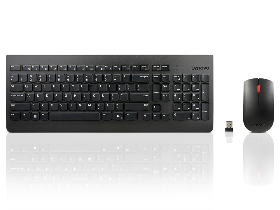 Lenovo 510 Wireless Combo Keyboard & Mouse - Arabic (Black)