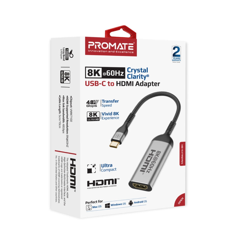 Medialink-8K USB-C to 8K@60Hz HDMI Adapter
