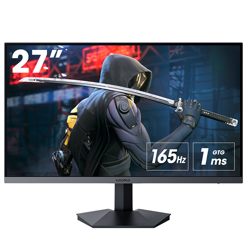 KOORUI 27-Inch Gaming Monitor IPS FHD 1920 x 1080 165Hz 1ms