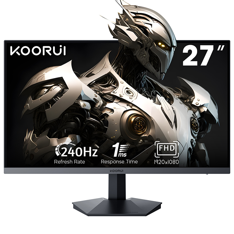 KOORUI 27-Inch Gaming Monitor VA FHD 1920 x 1080 240Hz 1ms