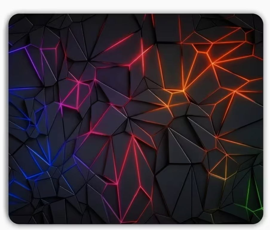 2D Vibrant Graphic Printed Non-Slip Rubber Gaming Mouse Pad